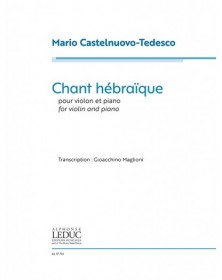 Chant Hébraïque For Violin...