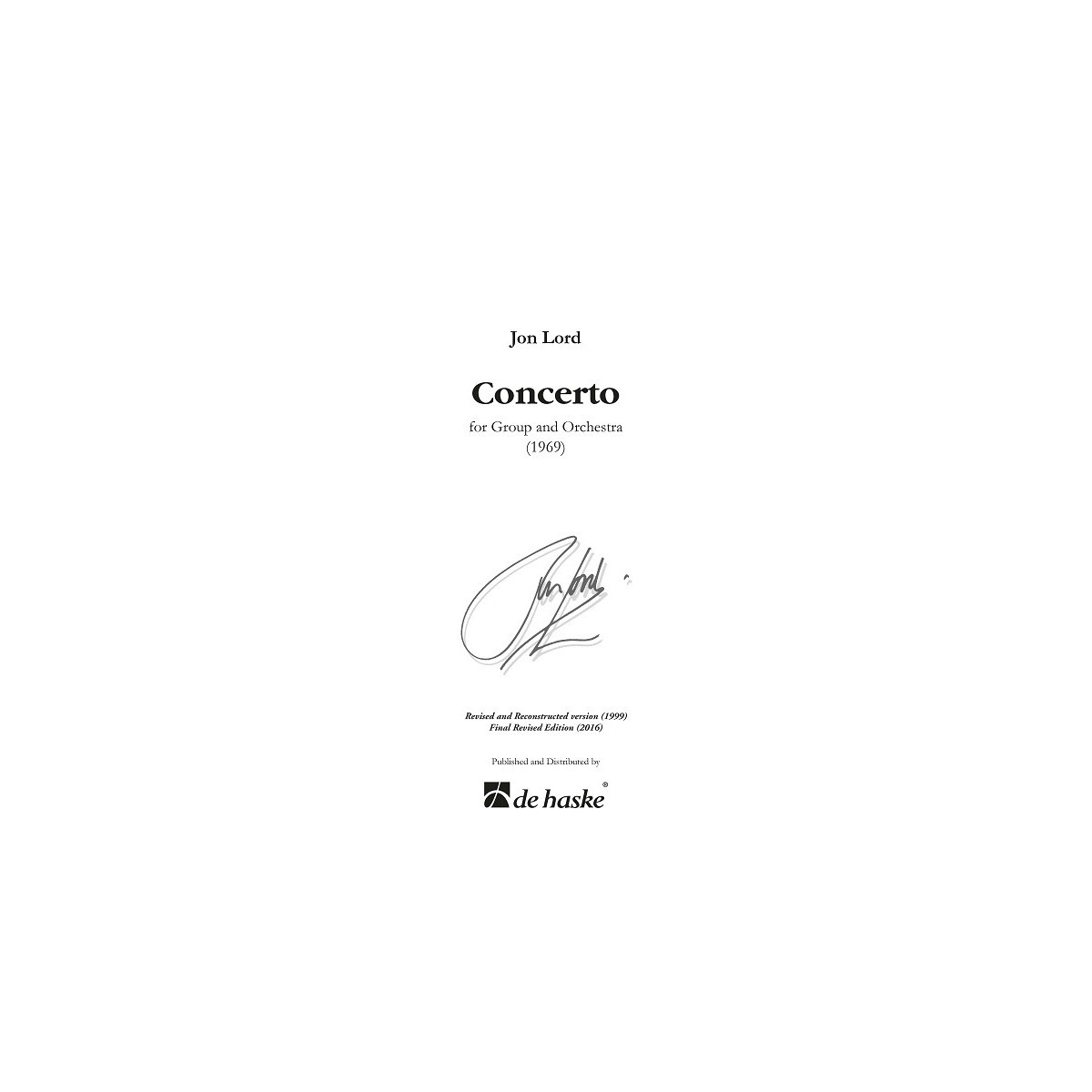 Concerto for Group and Orchestra
