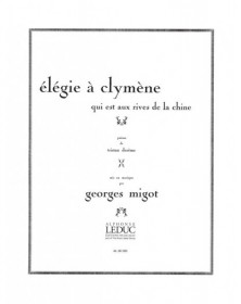Elégie à Clymène qui est...