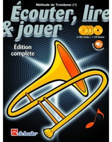 Écouter, lire et jouer - Trombone (fa) - Méthode Complète