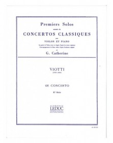 G.B. Viotti : 1er solo du Concerto n° 12