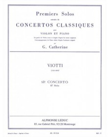 G.B. Viotti : 1er solo du Concerto n° 13
