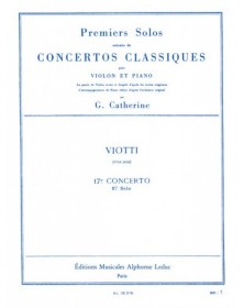 Premiers Solos Concertos...