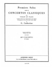 G.B. Viotti : 1er solo du Concerto n° 20
