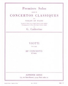 G.B. Viotti : 1er solo du Concerto n° 22