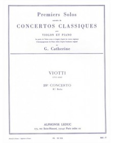 G.B. Viotti : 1er Solo du Concerto n° 29