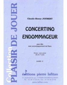 Concertino Endommageur - Alto et Piano - Claude-Henry Joubert