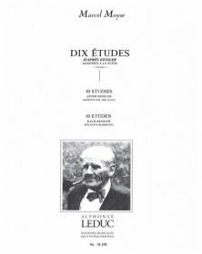 Marcel Moyse : 10 Etudes d'après Kessler