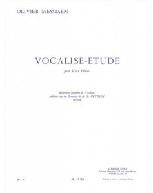 Vocalise Study, for high Voice