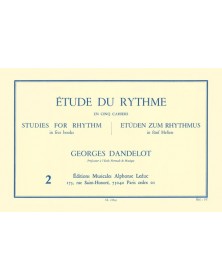 Georges Dandelot : Étude Du Rythme Volume 2 - Mesures composées