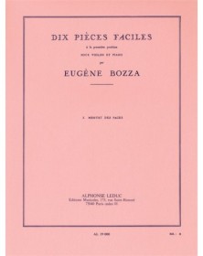 10 Pièces Faciles No.3 - Menuet Des Pages - Eugène Bozza - Violon