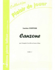 Lucien Contois : Canzone Pour Trompette - Editions Pierre Lafitan