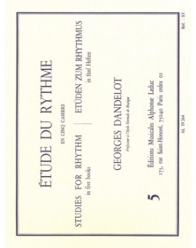 Georges Dandelot :  Etude Du Rythme Vol.5 Mesures composées (complément du 2ème cahier)