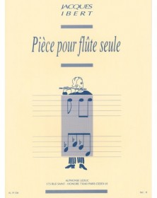 Jacques Ibert : Pièce pour Flûte Seule