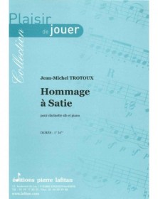 Hommage à Satie - Clarinette et Piano - Jean-Michel Trotoux