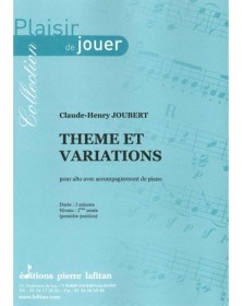 Claude-Henry Joubert : Thème et Variations