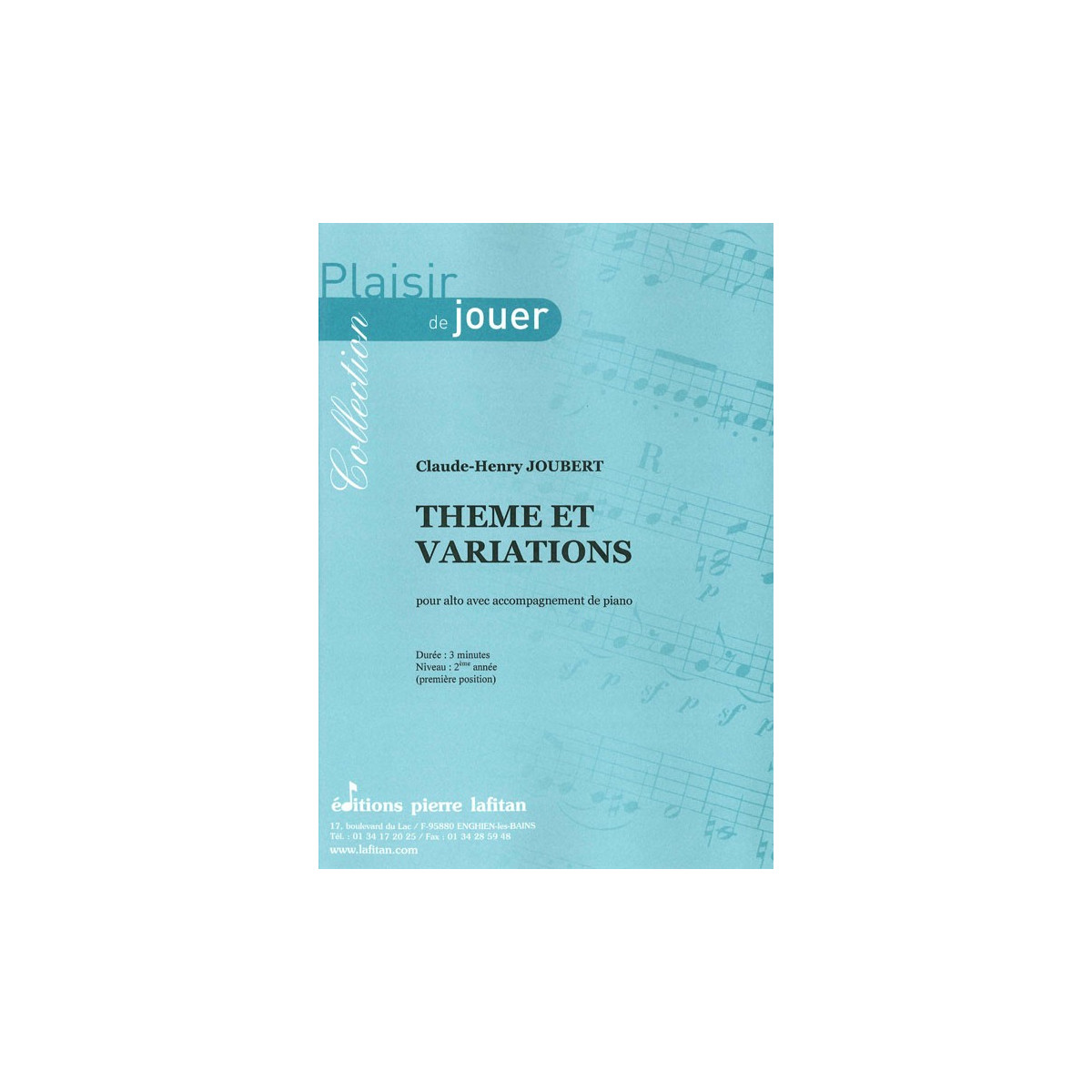 Claude-Henry Joubert : Thème et Variations