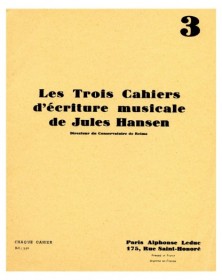 Jules Hansen: Ecriture...