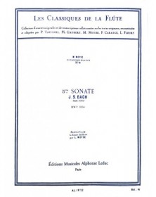 Sonata No.5 In E Minor BWV1034