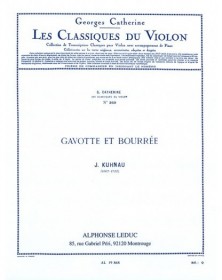 Gavotte et Bourrée - Violon et Piano - Johann Kuhnau