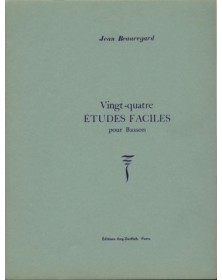 Jean Beauregard : 24 Etudes Faciles pour Basson