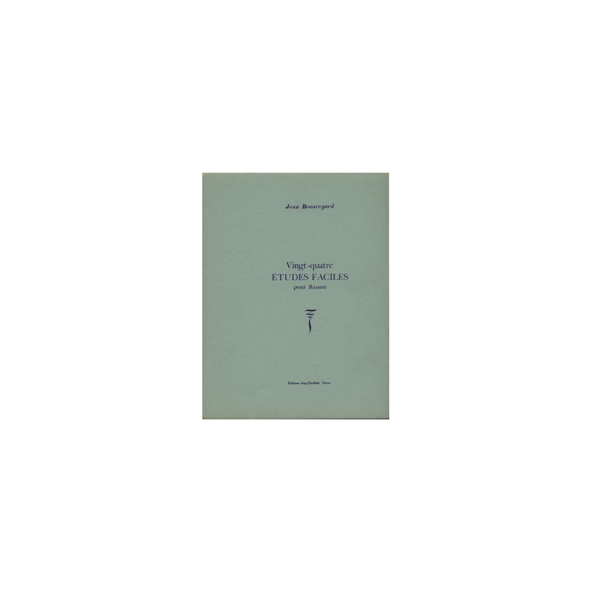 Jean Beauregard : 24 Etudes Faciles pour Basson