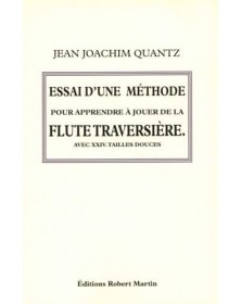 Essai d'une méthode pour apprendre à jouer de la flûte traversière (1752) - QUANTZ | Zurfluh