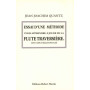 Essai d'une méthode pour apprendre à jouer de la flûte traversière (1752) - QUANTZ | Zurfluh