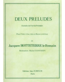 Préludes (2) (extraits de l'art de préluder) - HOTETERRRE Jacques | Zurfluh