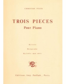 Pièces (3) pour piano - PEZZA Christian | Zurfluh