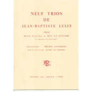 Neuf Trios Jean-Baptiste Lully