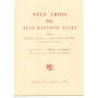 Neuf Trios Jean-Baptiste Lully
