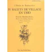 Ballets de village pour les muses (4) - BODIN DE BOISMORTIER Joseph | Zurfluh