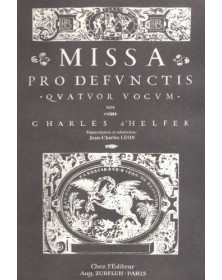 Missa Pro Defunctis d'Helfer | Zurfluh