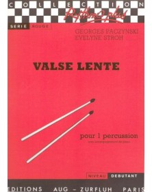 Valse lente - PACZYNSKI Georges | Zurfluh