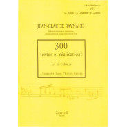 300 Textes et réalisations Cahier 12 (Réalisations) - RAYNAUD Jean-Claude | Zurfluh
