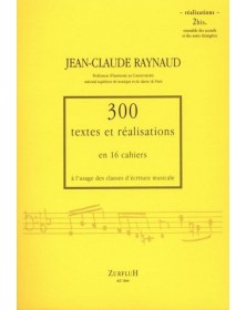 300 Textes et réalisations Cahier 2bis (Réalisations) - RAYNAUD Jean-Claude | Zurfluh