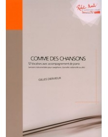 Comme des chansons - DERVIEUX Gilles | Zurfluh