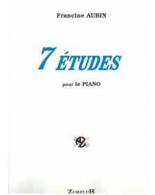 Études (7) pour piano - AUBIN Francine | Zurfluh