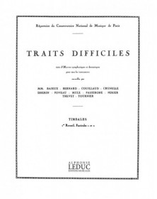 Traits difficiles pour...