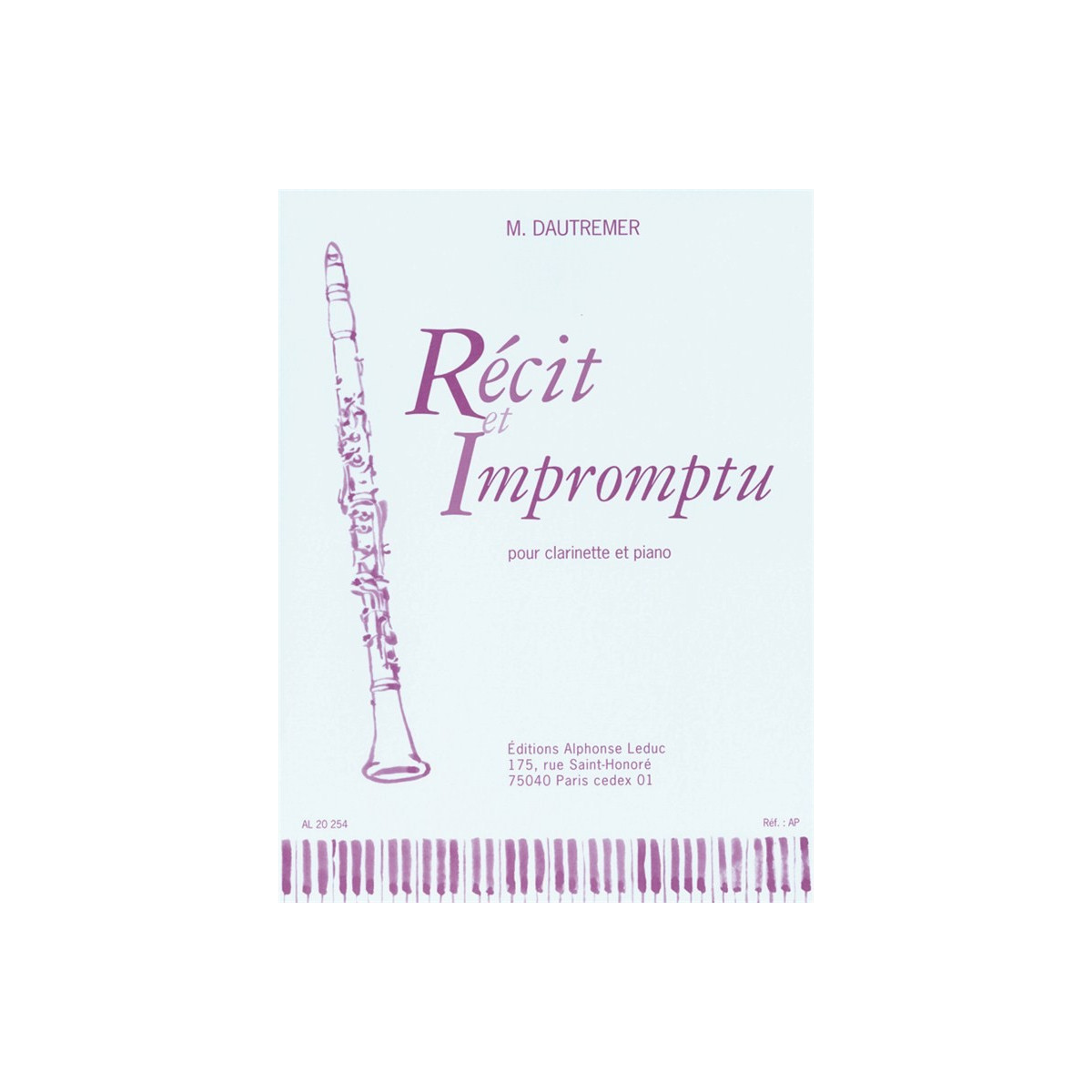 M. Dautremer : Récit Et Impromptu