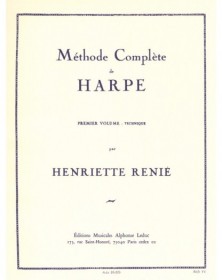 Méthode Complète de Harpe Vol. 1 - Henriette Renié - Alphonse Leduc