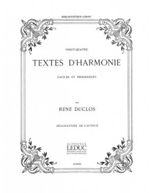 24 Textes D'harmonie...