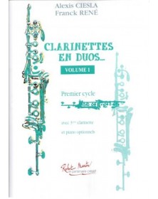 Clarinettes En Duos Vol.1