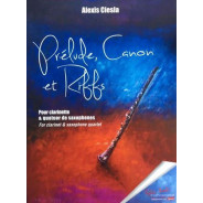 Alexis Ciesla : Prélude, Canon et Riffs