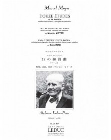 Marcel Moyse : 12 Etudes De Boehm pour flûte