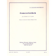 R. Gallois Montbrun : Concertstück pour Clarinette et Piano