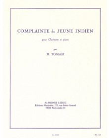 Henry Tomasi : Complainte du Jeune Indien - Clarinette et Piano