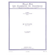 Sonata N°6 - J.S. Bach - Flûte et Piano - Editions Alphonse Leduc