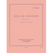 Henri Rabaud : Solo De Concours Pour Clarinette et Piano